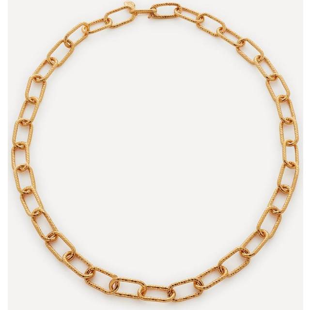 Monica Vinader Womens Gold Alta Chunky Recycled 18ct Yellow Gold-plated Vermeil Sterling Silver Necklace 1 Size - GOLD