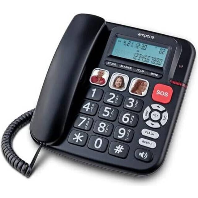 Emporia KFT20 Analog telephone Caller ID Black