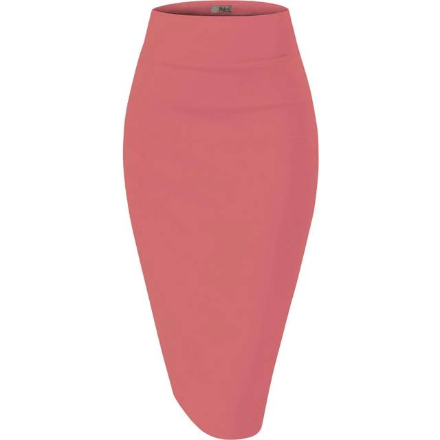 Hybrid & Company Womens Premium Hot Pink Nylon Ponte Stretch Office Pi