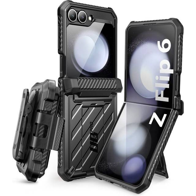 Supcase Galaxy Z Flip 6 Mobilskal Unicorn Bettle Pro - Svart
