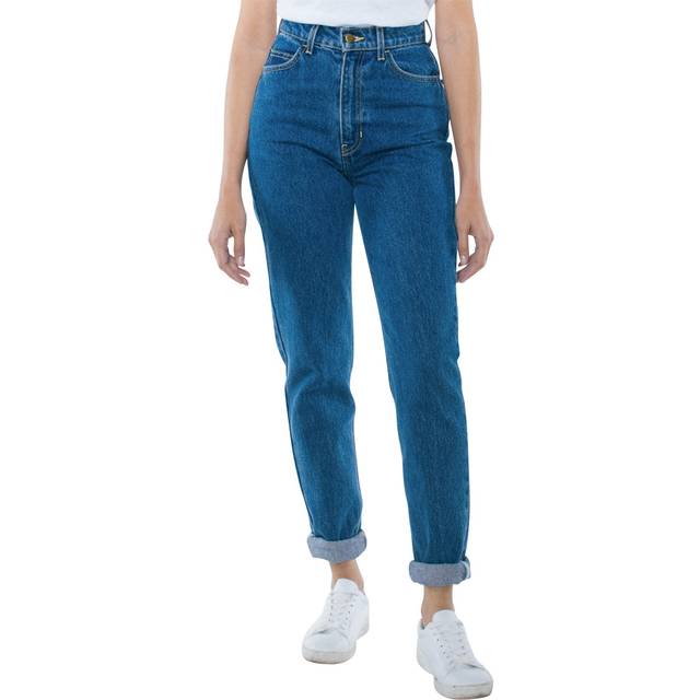 American Apparel Women's High-Waist Jean  Medium Wash  28W/32