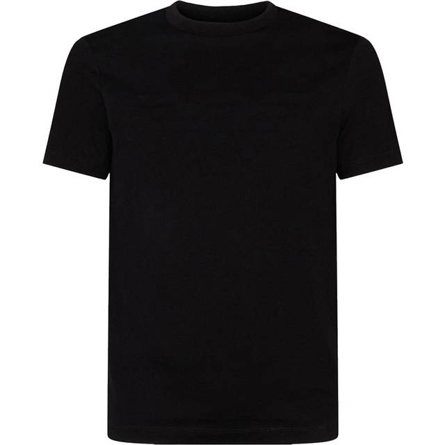 Jersey T-shirt with jacquard logo