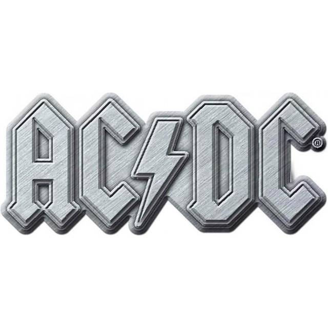 AC/DC Metal Logo Badge