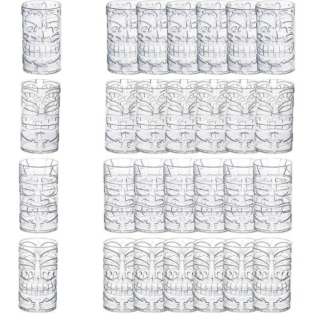 Fun Express Bulk Clear Tiki Totem Plastic Cups  24 Piece