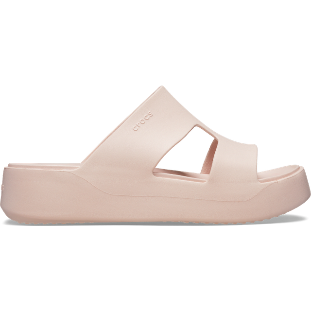 Crocs Womens Getaway Platform H-Strap Mule - White - Size UK 12