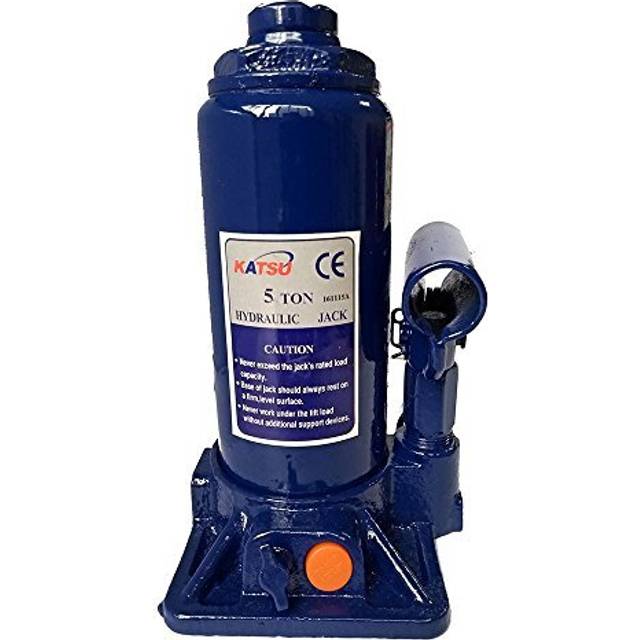 KATSU Hydraulic Bottle Jack 5 Ton Heavy Duty Lifting Stand Jack for Small Or Large Vehicles 161115A