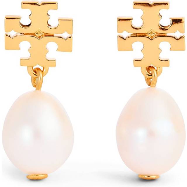 Tory Burch Kira Pearl Drop Earrings - Gold - One size