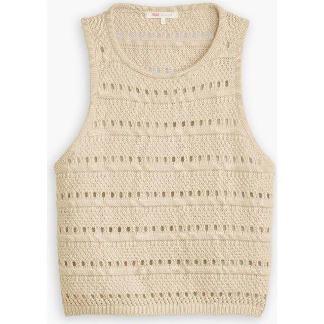 Levi's – Superbloom – Beige virkat linne-Naturlig
