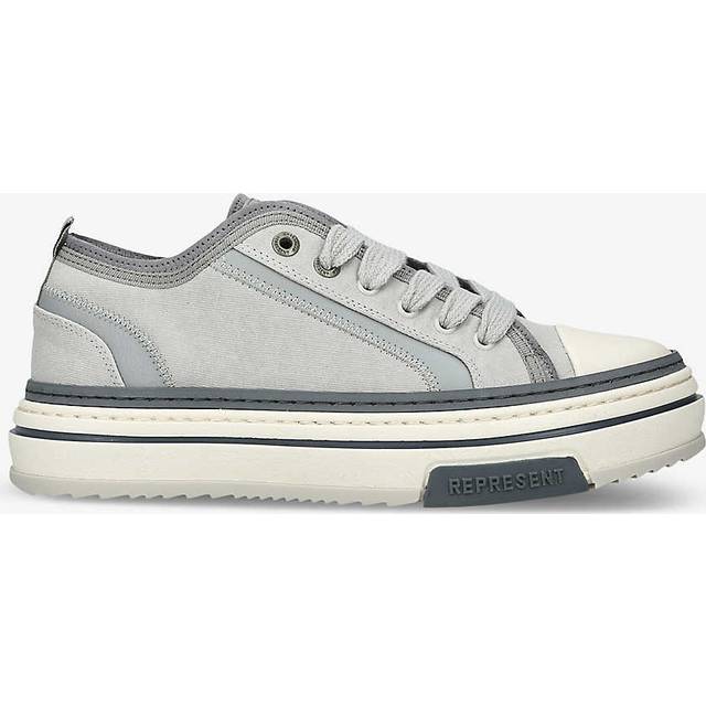 Represent Mens Grey Htn Chunky-lace Woven Low-top Trainers Eur 45 / 11 Uk Men - GREY