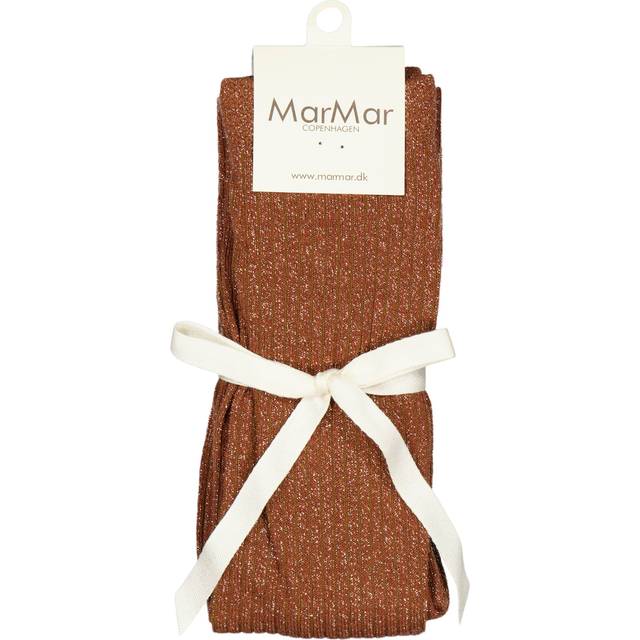 MarMar Copenhagen Tights Glitter Stl. 6M-9M fepojkar - Strumpbyxor Från Magasin - Rosewood Glitter (6M-9M)