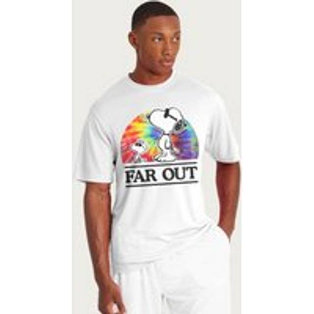 Far Out Snoopy & Woodstock Peanuts T-Shirt - White - XL