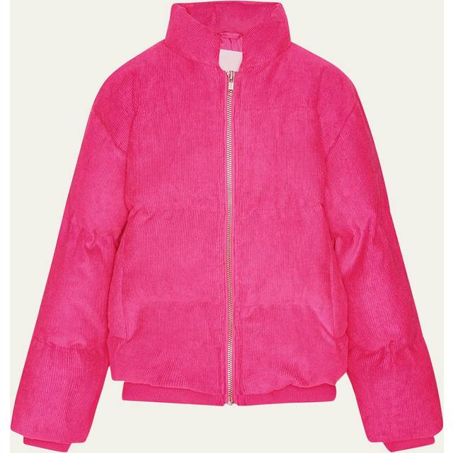 Molo Girls Shocking Pink Kids Helina Quilted Cotton Jacket 6-12 Years 6 - SHOCKING PINK