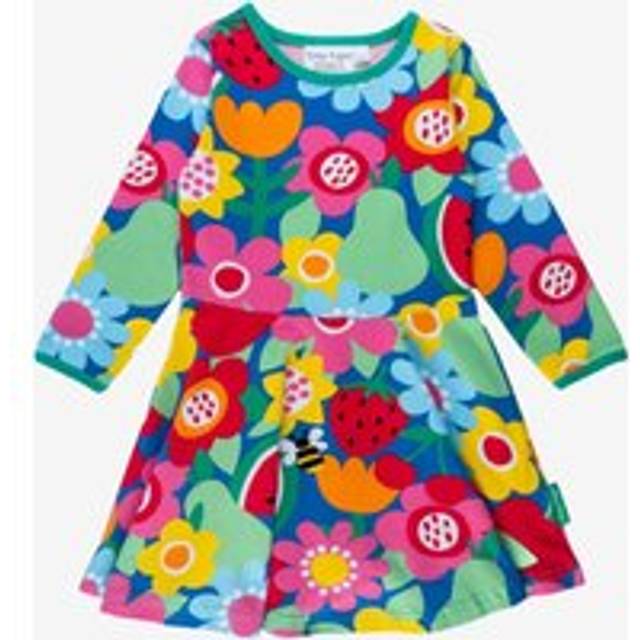 Organic Fruit Flower Print Skater Dress - 4-5y / 110cm