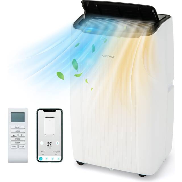 12000 BTU Portable Air Conditioner 5-in-1 Smart WiFi Enabled AC Unit