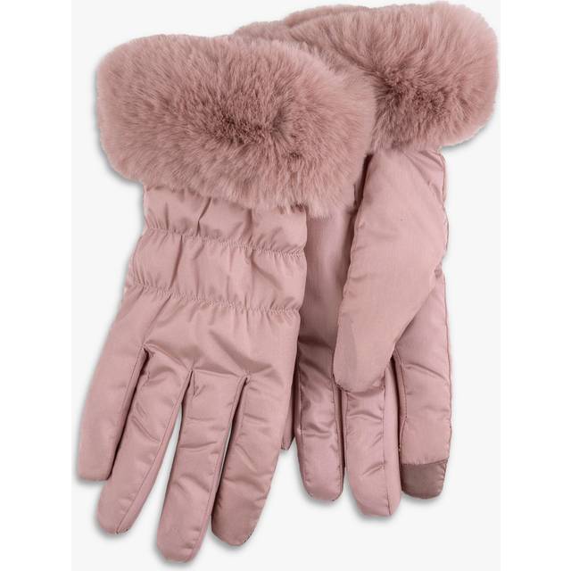 Totes Isotoner Pink Water Repellent SmarTouchTM Padded Gloves