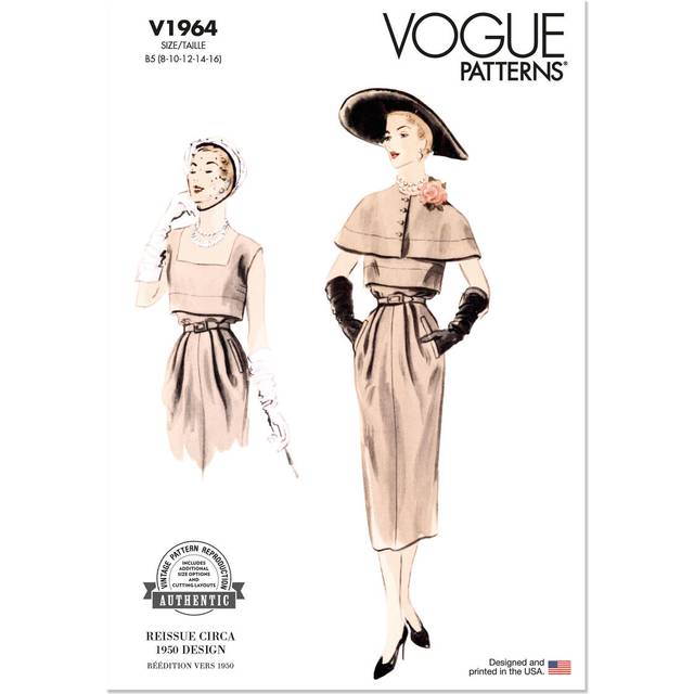 Vogue Paper Sewing Pattern 1964