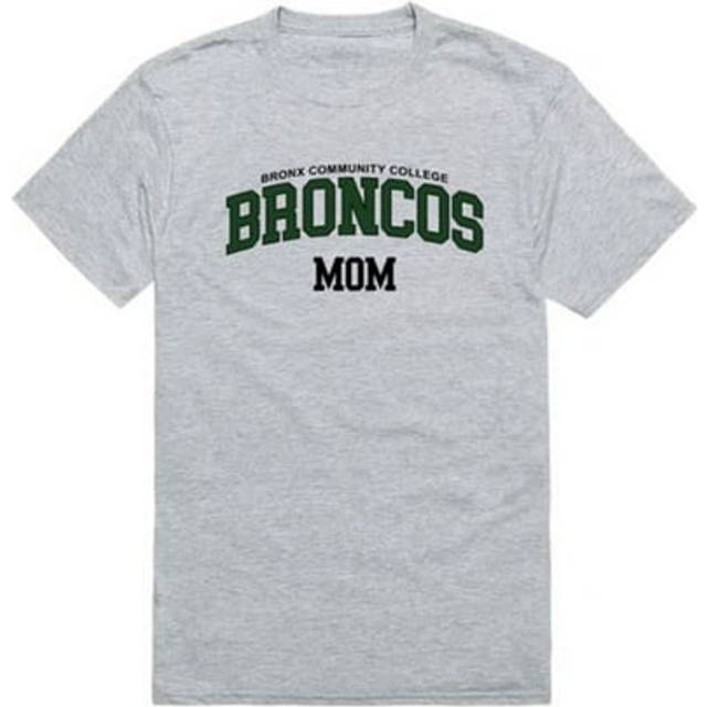 W Republic 549-621-HGY-02 Bronx Community College Broncos Mom T-Shirt, Heather Grey - Medium
