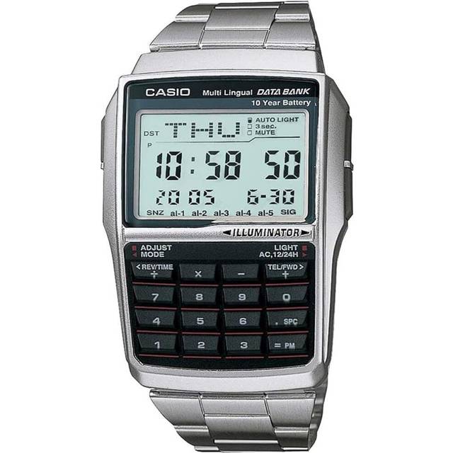 CASIO (Casio) watch data bank DBC32D-1A Silver [re-imported product]