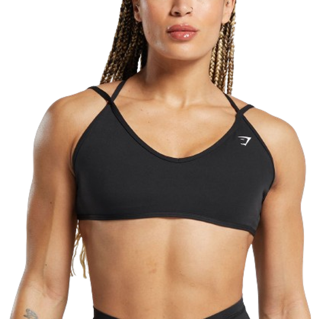 Back Gains Sports Bra - Black