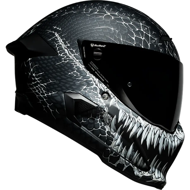 Ruroc AT4.0 Jormungandr - Large / Extra Large - Full Face Bluetooth Motorcycle Helmet - ECE 22.06 Certified