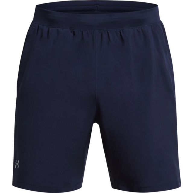 Under Armour UA Launch 7inch Shorts - Midnight Navy/Castlerock / X-Large