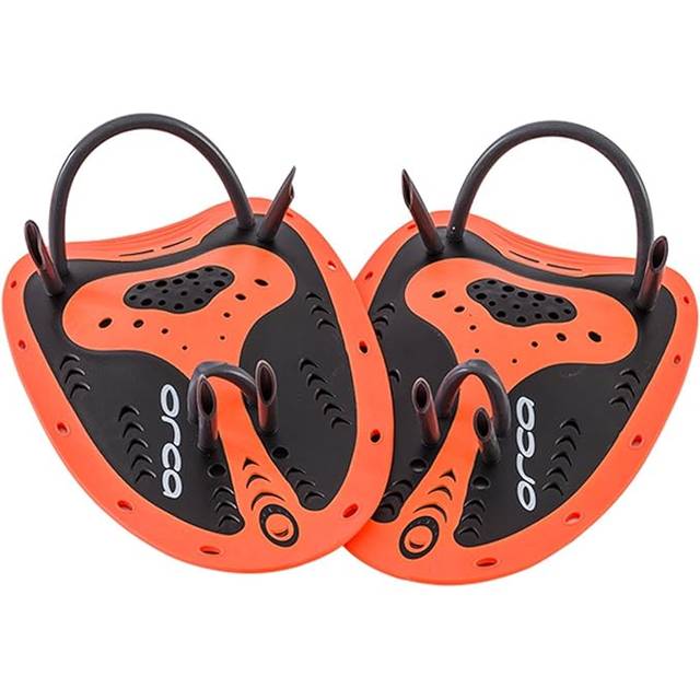 Orca Flexi High Visibility Swim Paddles - Finger paddles test - Rygcrawl.dk