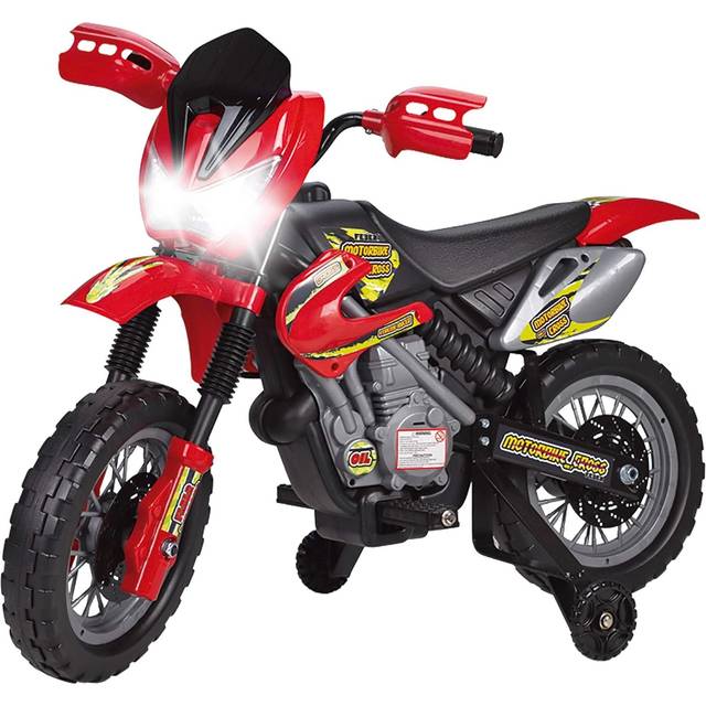 Motocross för barn - FEBER - Motor Cross 400F 6V Röd - Elektrisk - Från 3 år