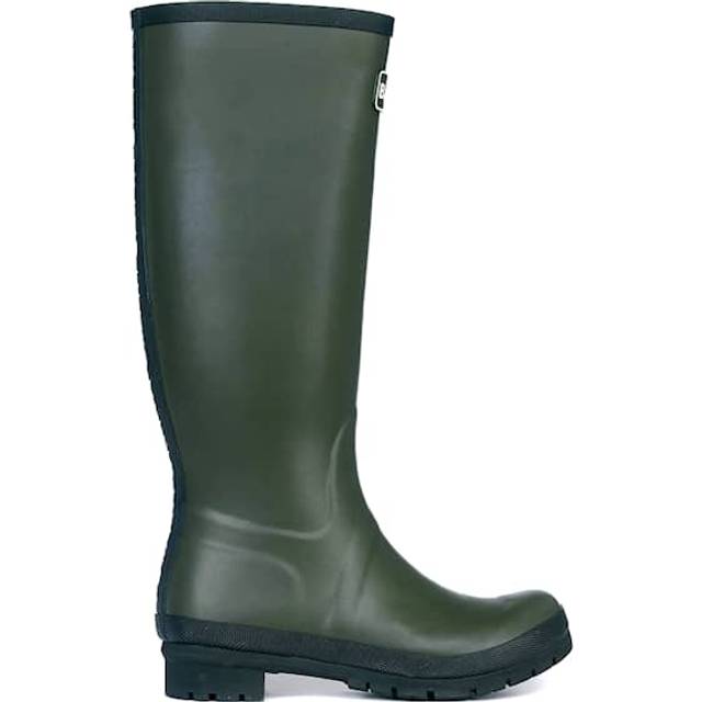 Barbour Women's Abbey Rubber Tall Wellies - UK 3 - Green