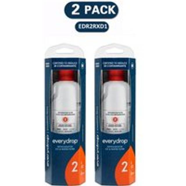 Everydrop by Whirlpool Ice and Water 2 Refrigerator Filter, 2 Pack, EDR2RXD1