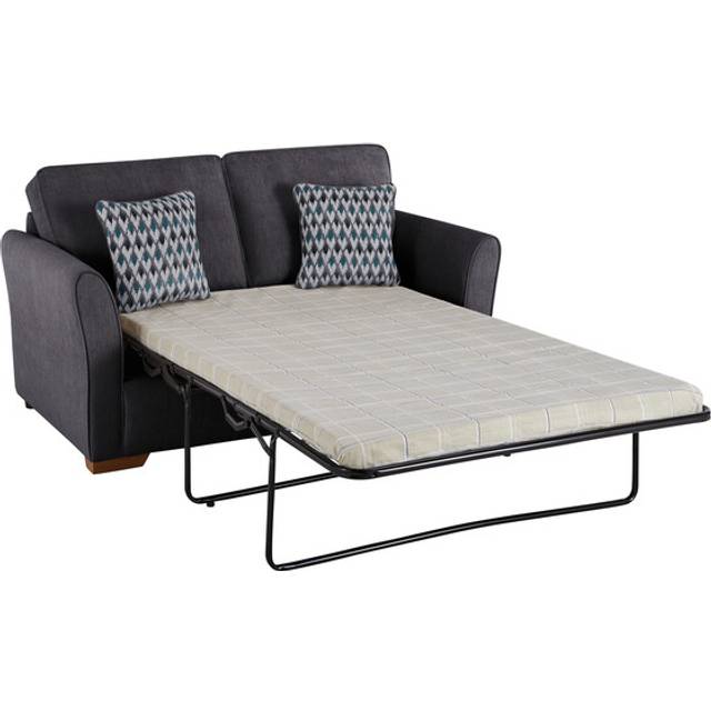 Orkney Graphite Fabric Sofas - 2 Seater Sofa Bed - Jasmine Range - Oak Furnitureland