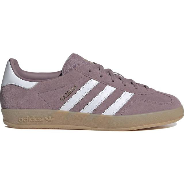 (4) adidas Gazelle Indoor Womens Fashion Trainers in Purple