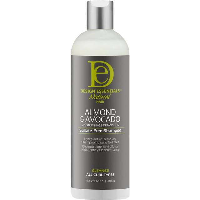 Design Essentials Natural Almond & Avocado Moisturising & Detangling Sulphate Free Shampoo 365g