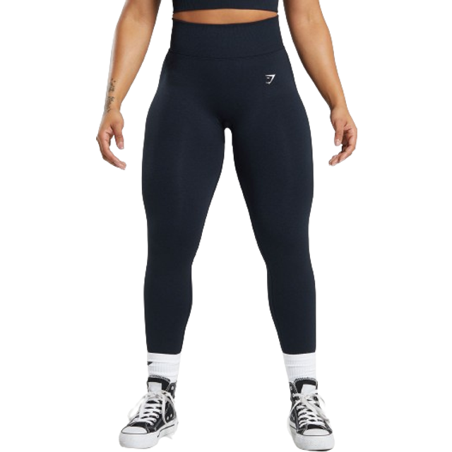 Lift Seamless Leggings - Midnight Blue/Black Marl