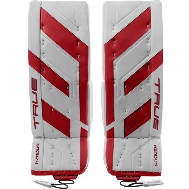 TRUE Målvaktsbenskydd HZRDUS 7X4 Sr White/Red - Vit/Röd (32)