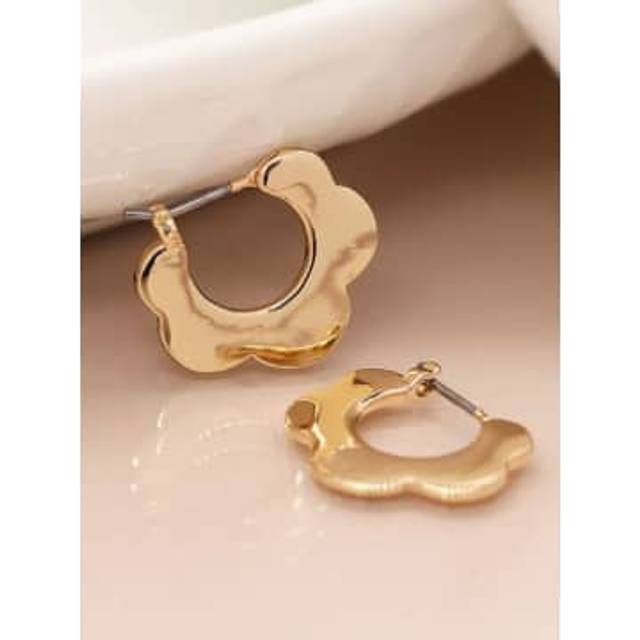 POM - Faux Gold Retro Flower Sleepers