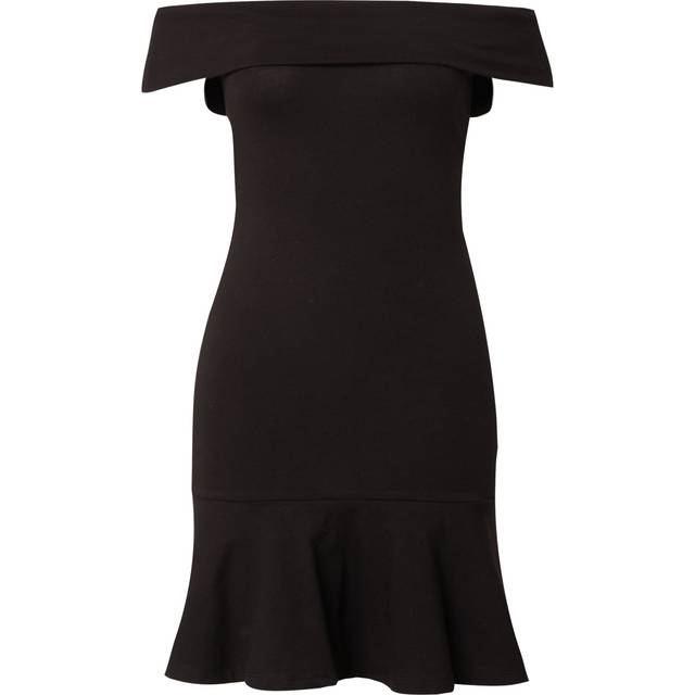 Noisy May - Kerry Off Shoulder Black - Dress - black - L - 95% Cotton, 5% Elastane,Jersey