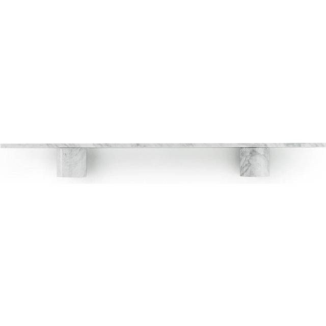 Normann Copenhagen - Sten Vägghylla 120 Cm - Vit Marmor