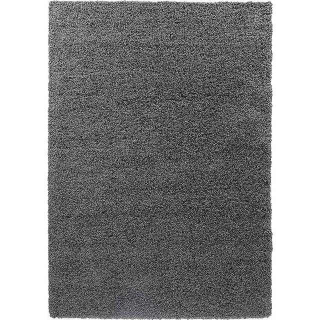 Desire Rugs Oxford Dark Grey Plain Shaggy Rug 160 x 230cm