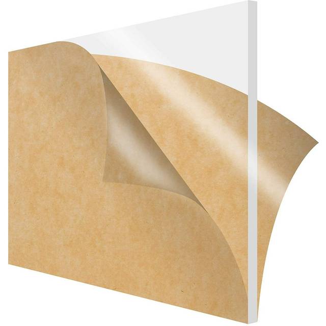 SimbaLux Acrylic Sheet Clear Cast Plexiglass 12  x 12  Square Panel 1/2  Thick (13mm) Transparent Plastic Plexi Glass Board with Protective Paper for