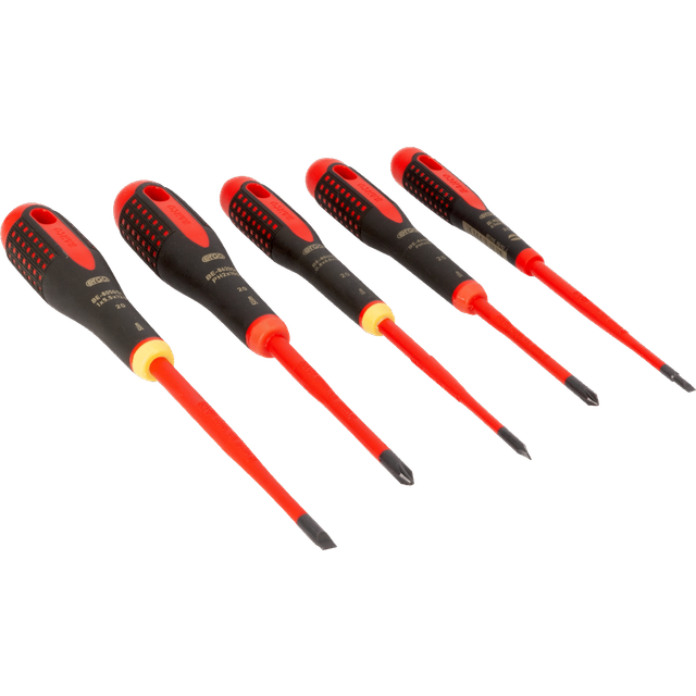 Bahco BE-9881SL Skruvmejselsats Ergo 5 delar 1000V