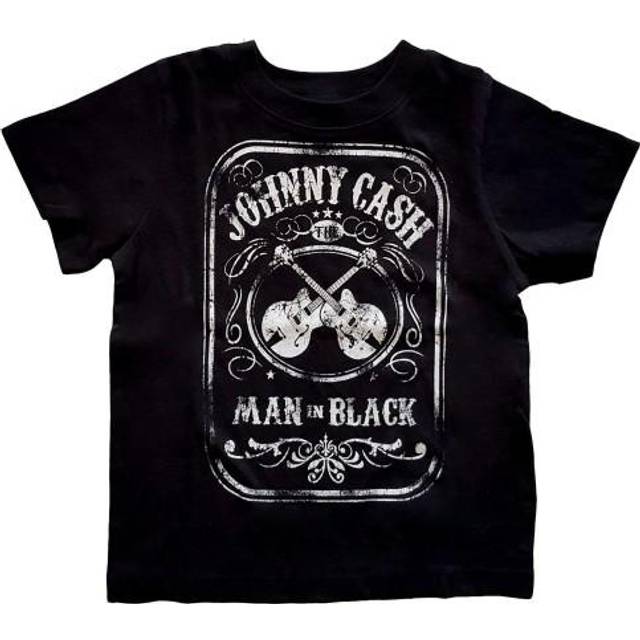 Johnny Cash barn/barn man i svart t-shirt 3 Years svart