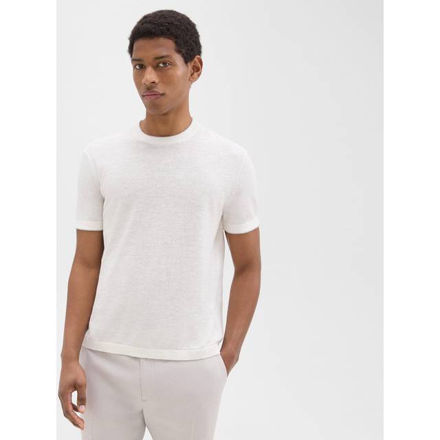 Theory Sarior Linen-Blend T-Shirt