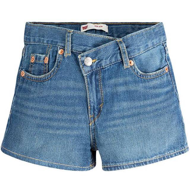 LEVI'S Levi's Folded Mini Mom Shorts |Blå |116