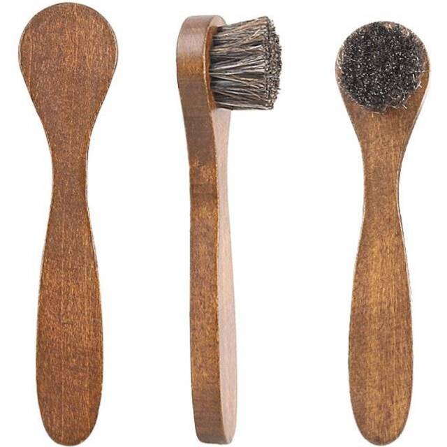 Wooden Long Handle Shoe Brushes Shoe-polish Applicator