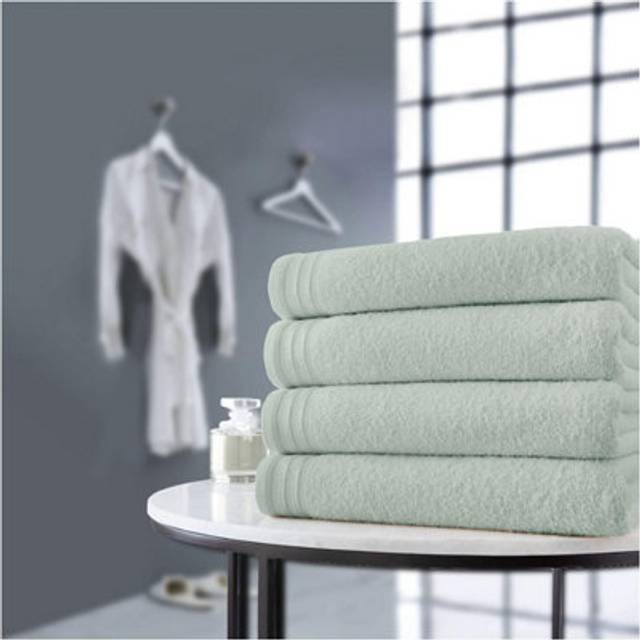 4pk Wilsford Bath Sheet 75x135 - Duck Egg (Bath Sheet)