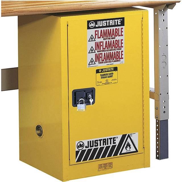 Justrite Compact Flammable Storage Cabinet -self close - 8912201