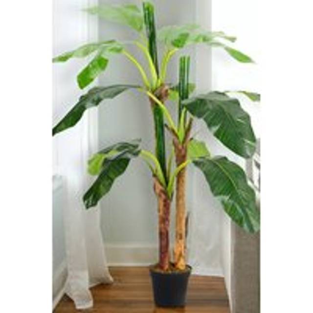 180Cm Artificial Banana Leaf Tree in Pot - Natural - One Size