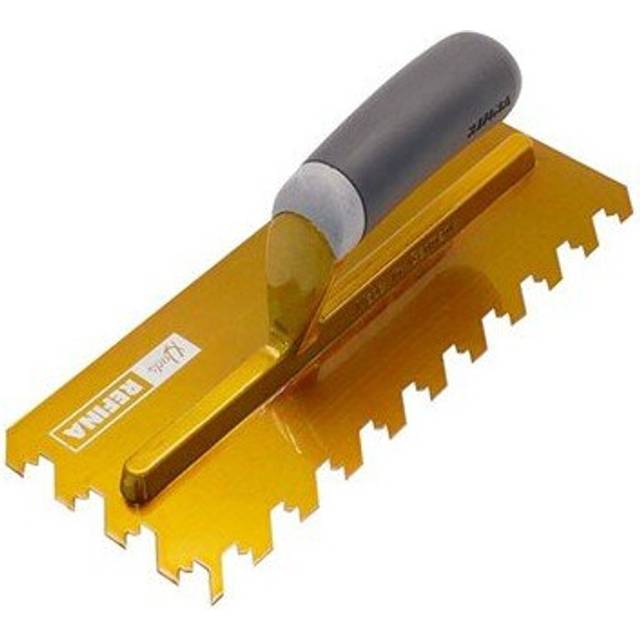 Refina notchtile gold trowel h45 12mm lh/rh 11" - 14"