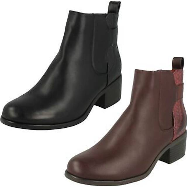 Ladies down to earth heeled chelsea boots f5r0539