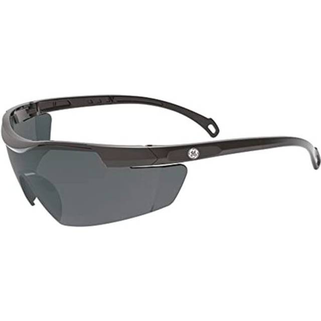General Electric 2022414 Anti-Fog Impact-Resistant Smoke Lens Safety Glass, Black